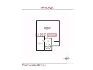 Коттедж 515м², 3-этажный, участок 22 сот.