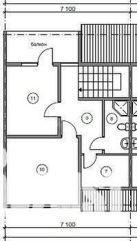 Таунхаус 80м², 2-этажный, участок 2 сот.