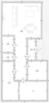 Дом 115м², 1-этажный, участок 7 сот.