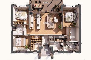 Дом 165м², 2-этажный, участок 10 сот.