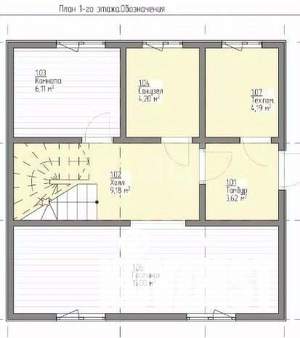 Дом 98м², 2-этажный, участок 6 сот.