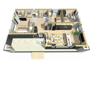 Дом 96м², 1-этажный, участок 5 сот.