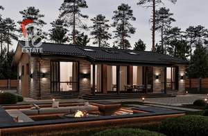 Дом 160м², 1-этажный, участок 7 сот.