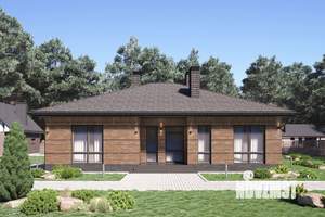 Дом 160м², 1-этажный, участок 7 сот.