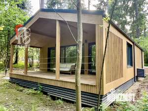 Дом 92м&sup2;, 1-этажный, на длительный срок, 