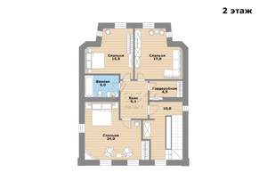 Коттедж 447м², 2-этажный, участок 15 сот.  