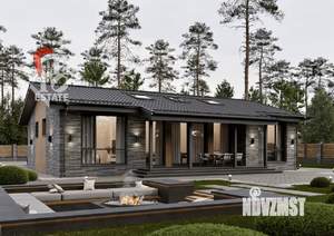 Дом 160м&sup2;, 1-этажный, участок 7 сот.  