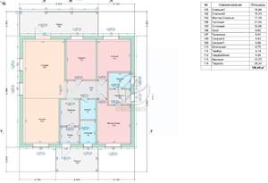 Дом 181м&sup2;, 1-этажный, участок 11 сот.  