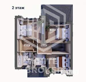 Дом 1600м², 2-этажный, участок 8 сот.  