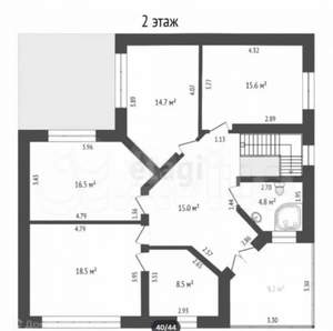 Коттедж 230м², 3-этажный, участок 7 сот.  