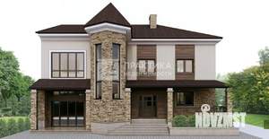 Дом 335м&sup2;, 3-этажный, участок 12 сот.  