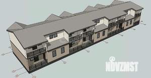 Таунхаус 80м², 2-этажный, участок 2 сот.  