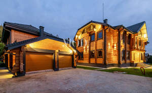 Дом 551м&sup2;, 3-этажный, участок 31 сот.  