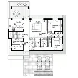 Коттедж 500м², 2-этажный, участок 15 сот.  