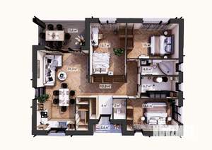 Дом 120м&sup2;, 2-этажный, участок 7 сот.  