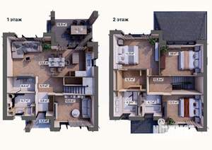Дом 160м², 2-этажный, участок 8 сот.  