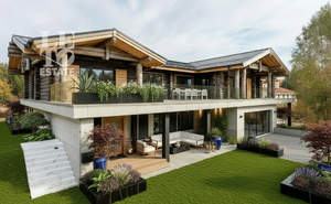 Дом 650м&sup2;, 2-этажный, участок 87 сот.  