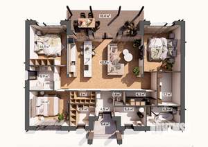 Дом 165м&sup2;, 2-этажный, участок 10 сот.  