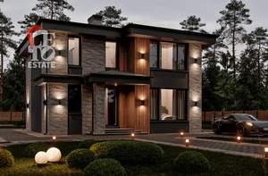 Дом 160м&sup2;, 2-этажный, участок 8 сот.  