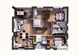 Дом 120м&sup2;, 2-этажный, участок 7 сот.  