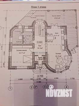 Дом 380м², 3-этажный, участок 9 сот.  