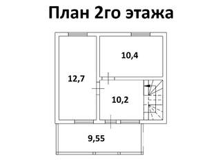 Дом 100м², 2-этажный, участок 8 сот.  
