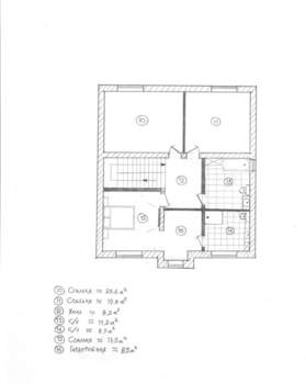 Дом 243м², 2-этажный, участок 8 сот.  
