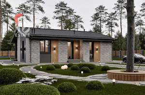 Дом 120м&sup2;, 1-этажный, участок 7 сот.  