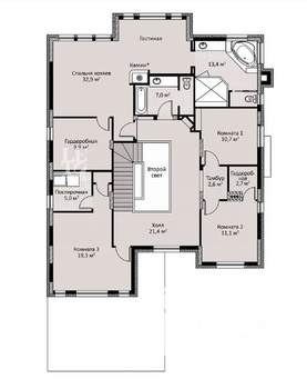 Дом 625м², 3-этажный, участок 12 сот.  