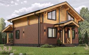 Дом 160м², 2-этажный, участок 6 сот.  