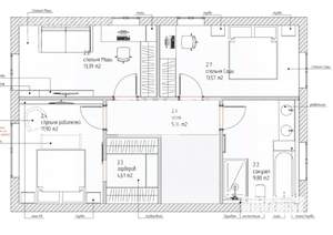 Таунхаус 192м&sup2;, 3-этажный, участок 7 сот.  