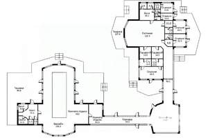 Дом 1700м², 2-этажный, участок 410 сот.  