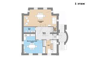 Коттедж 447м², 2-этажный, участок 15 сот.  