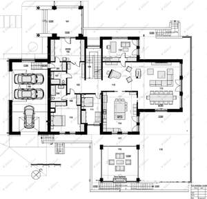 Коттедж 1244м², 3-этажный, участок 28 сот.  