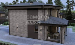 Дом 160м&sup2;, 2-этажный, участок 6 сот.  