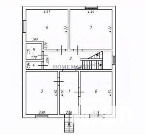 Дом 200м², 2-этажный, участок 5 сот.  
