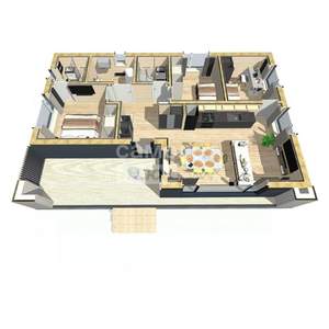 Дом 96м², 1-этажный, участок 5 сот.  