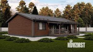 Дом 120м&sup2;, 1-этажный, участок 6 сот.  