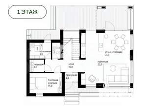 Коттедж 240м², 2-этажный, участок 11 сот.  