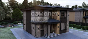 Дом 160м&sup2;, 2-этажный, участок 6 сот.  