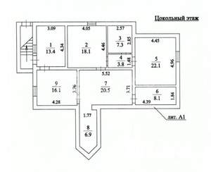 Дом 335м², 2-этажный, участок 12 сот.  