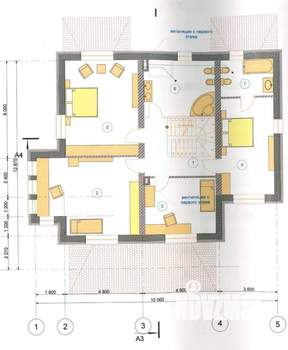 Дом 245м&sup2;, 2-этажный, участок 14 сот.  