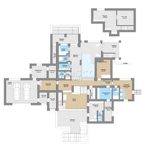 Коттедж 778м², 2-этажный, участок 29 сот.  