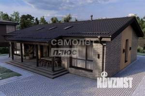Дом 165м², 1-этажный, участок 9 сот.  