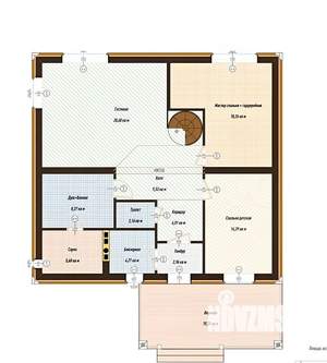 Дом 160м², 1-этажный, участок 7 сот.  