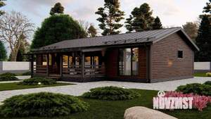 Дом 120м&sup2;, 1-этажный, участок 6 сот.  