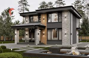 Дом 207м&sup2;, 2-этажный, участок 11 сот.  