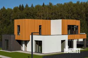 Коттедж 280м², 2-этажный, участок 10 сот.  