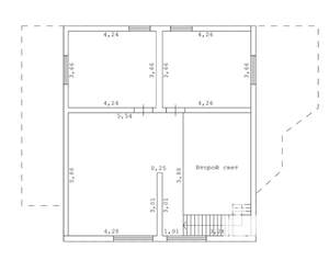 Коттедж 166м&sup2;, 2-этажный, участок 8 сот.  