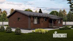 Дом 120м&sup2;, 1-этажный, участок 6 сот.  